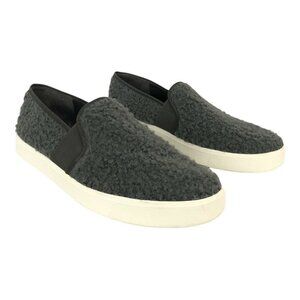 Vince Gray Blair Faux-Shearling Slip On Sneakers